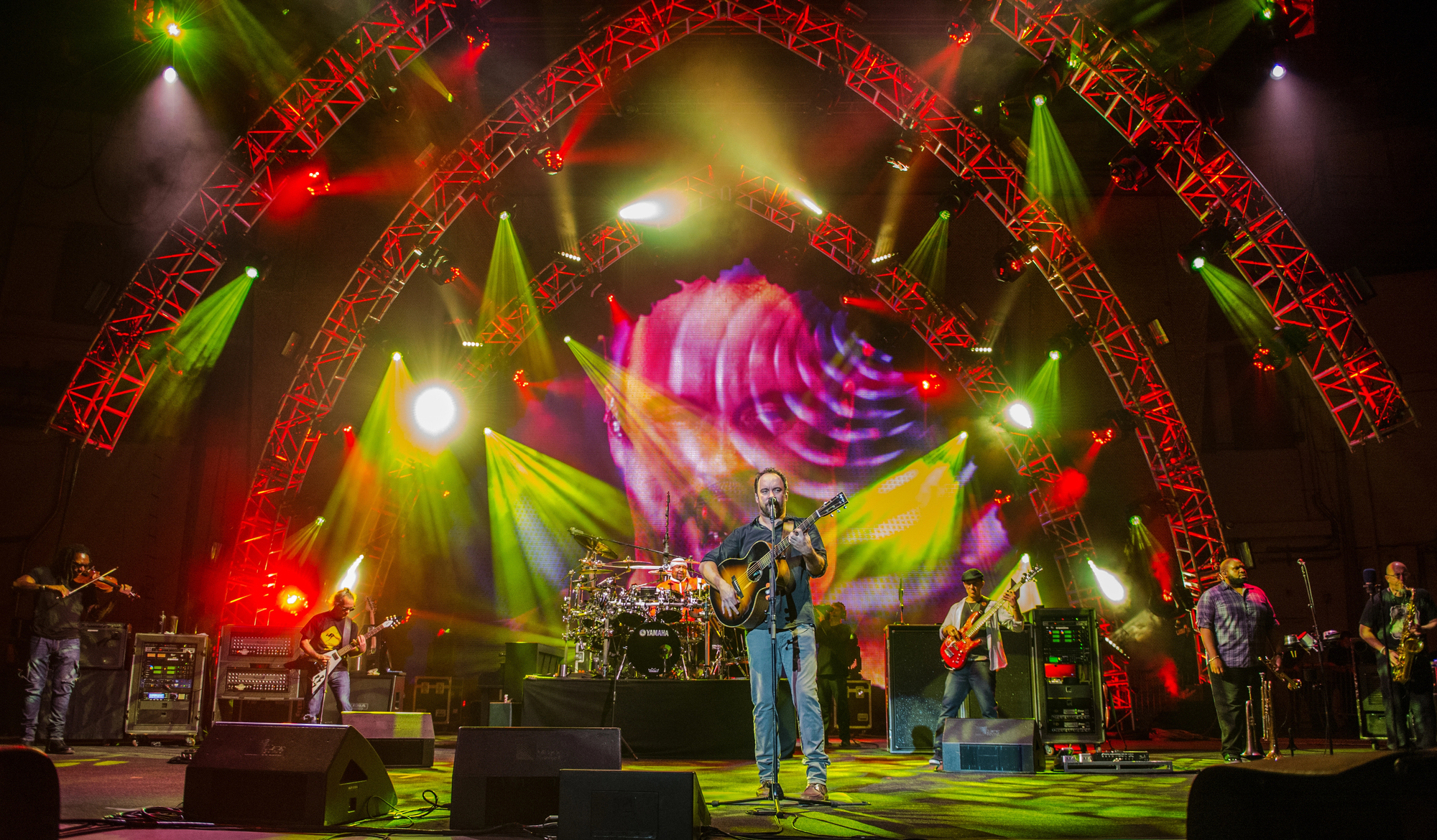 Dave Matthews Band in concert at PNC Bank Arts Center — Photo by Moffly